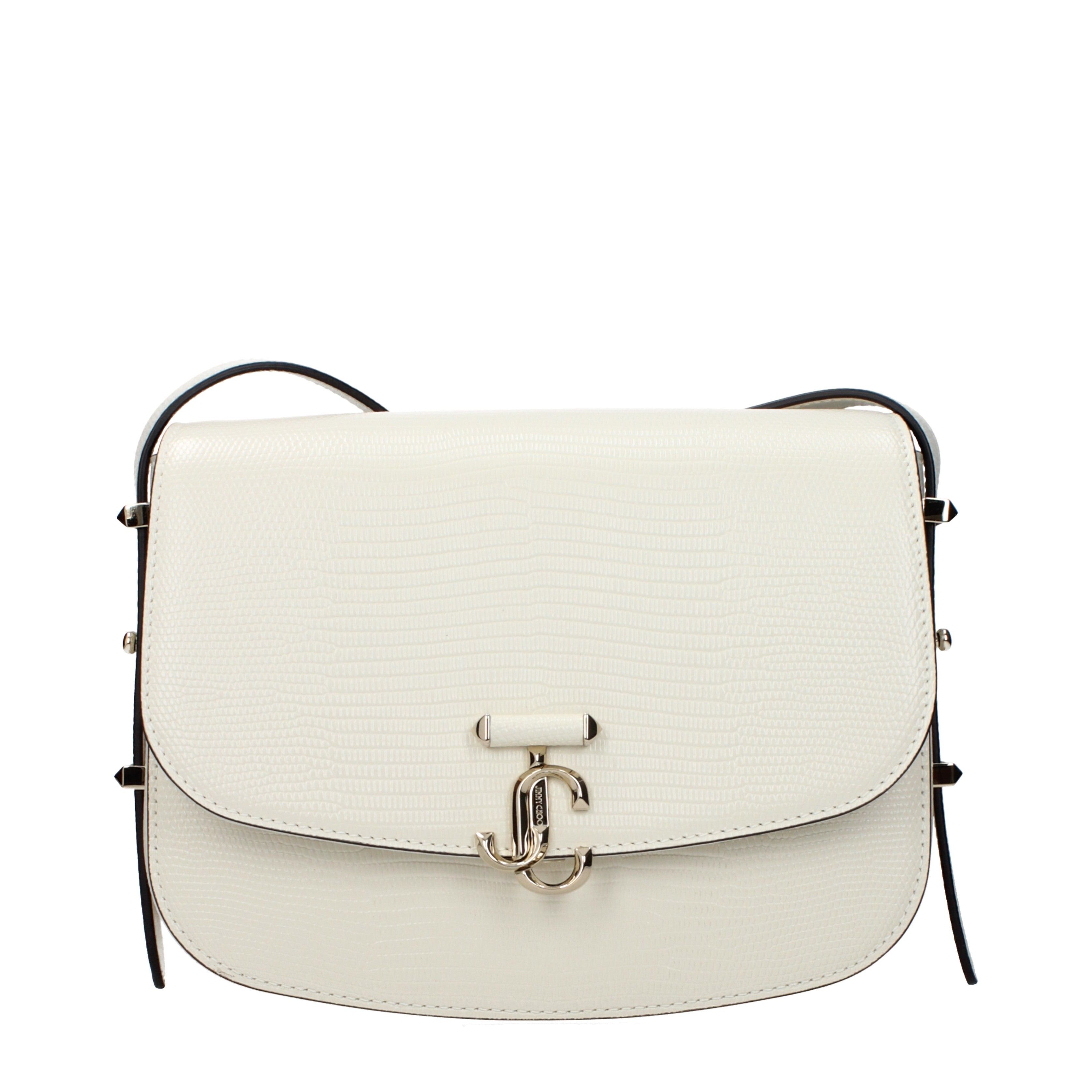 Jimmy Choo Jimmy Choo Crossbody Bags Women Leather White/Milk Size ONE SIZE - 1 Thumbnail