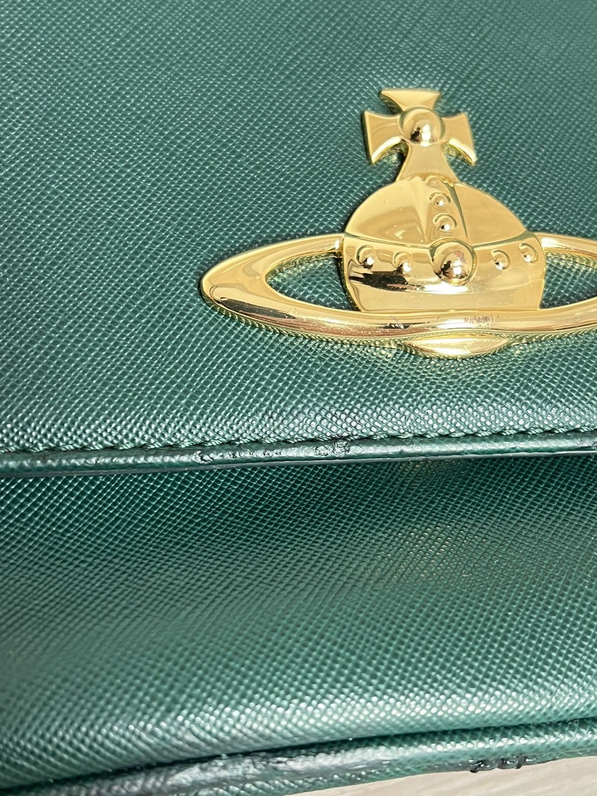 Vivienne Westwood Vivienne Westwood Anglomania Saffiano Orb Shoulder Bag Size ONE SIZE - 10 Thumbnail
