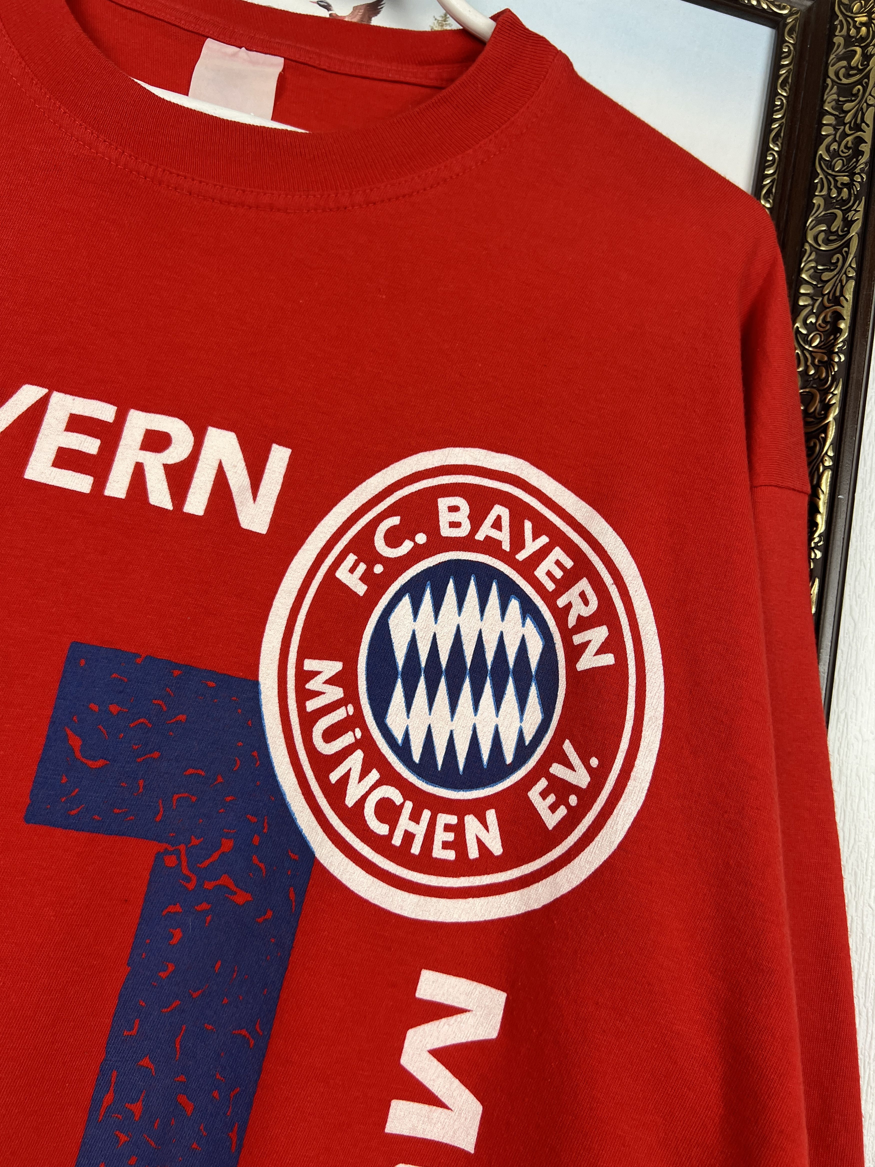 Adidas Bayern Munich Football Shirt Champions Print Soccer Jersey Size US XXL / EU 58 / 5 - 4 Thumbnail