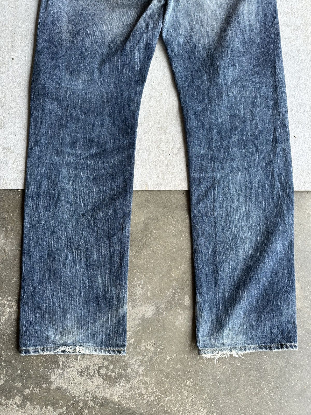 Fragment Design S-001 UNIQLO Japanese Brand Jeans Blue Washed Denim Pants Size US 36 / EU 52 - 12 Thumbnail