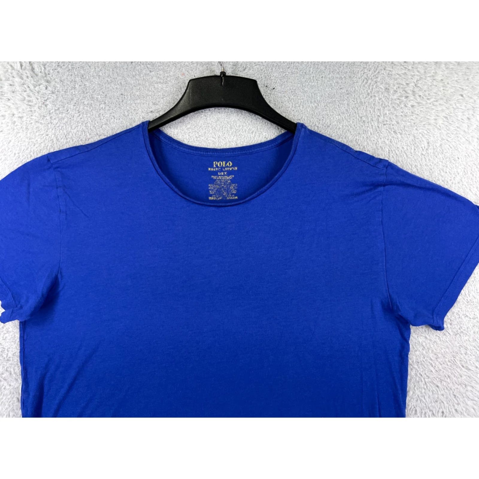 Ralph Lauren Ralph Lauren Polo Shirt Men’s Large Blue 100% Cotton Short Sleeve Round Neck Embroidered Logo Size US L / EU 52-54 / 3 - 6 Thumbnail