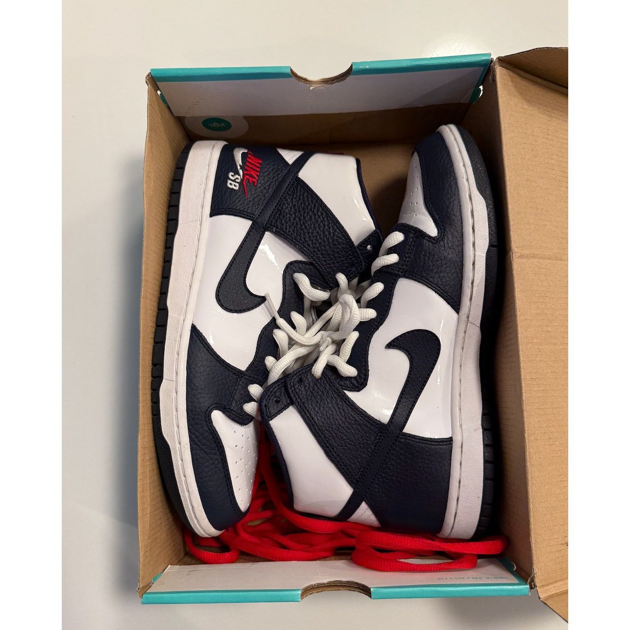 Nike Nike SB Dunk High Pro Obsidian-White 854851-441 (size 10) Size US 10 / EU 43 - 7 Thumbnail