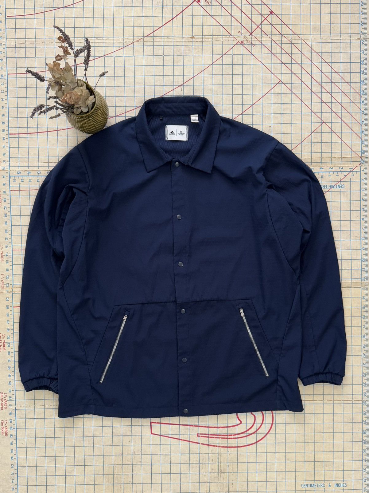 Adidas × Reigning Champ Adidas x Reigning Champ Coaches Jacket Navy Fits Mens XL Size US XL / EU 56 / 4 - 3 Thumbnail