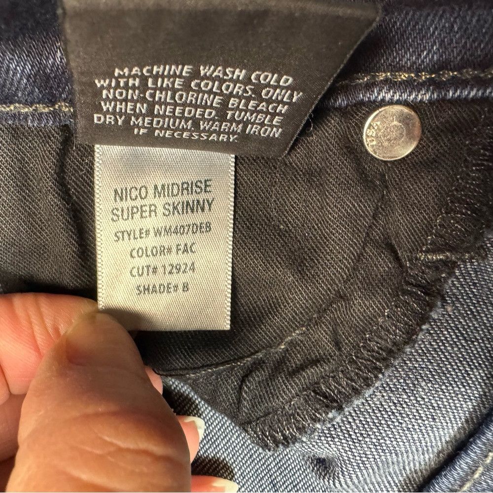 Hudson Hudson Nico Mid-Rise Super Skinny Ankle Jeans Size 25 Size 25" / US 0 / IT 36 - 8 Thumbnail