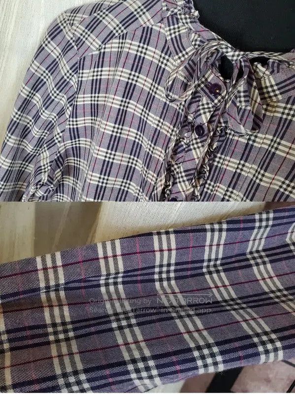 Burberry Burberry Purple Cotton Blend Embroidered Logo Shirt. Size S / US 4 / IT 40 - 9 Thumbnail