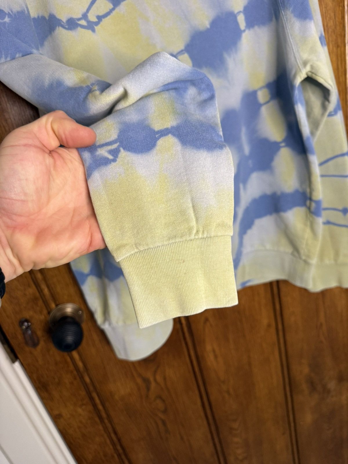 Saint Laurent Paris SS16 Saint Laurent tie dye thrashed sweater crew Hedi grail Size US L / EU 52-54 / 3 - 14 Thumbnail