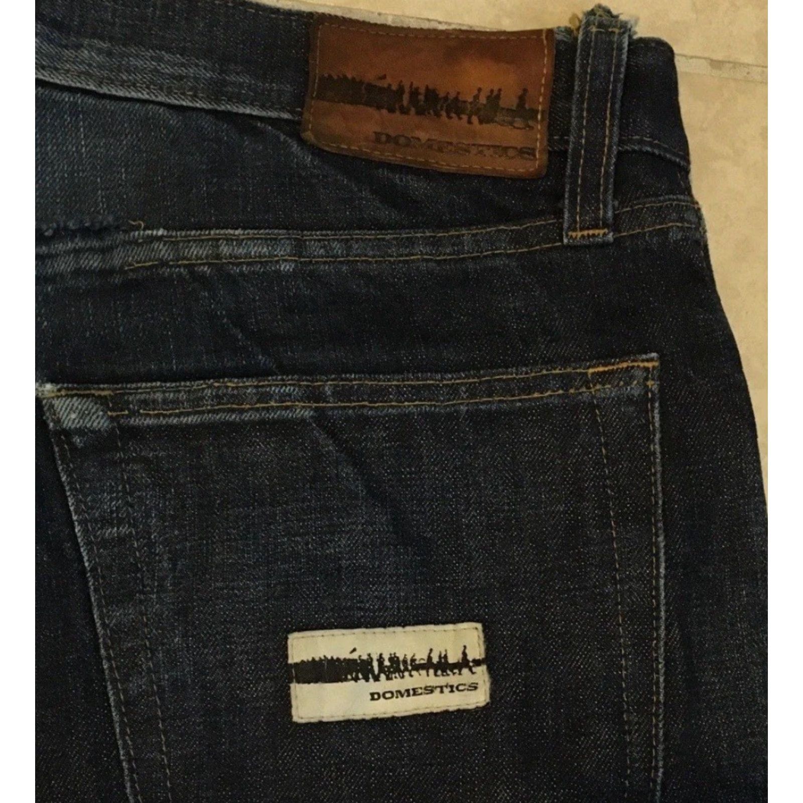 Alien Workshop VINTAGE Domestics Faded Distressed Selvedge Denim Jeans 36 Men Blue Jeans 80s 90s Grunge Rock Size US 36 / EU 52 - 3 Thumbnail