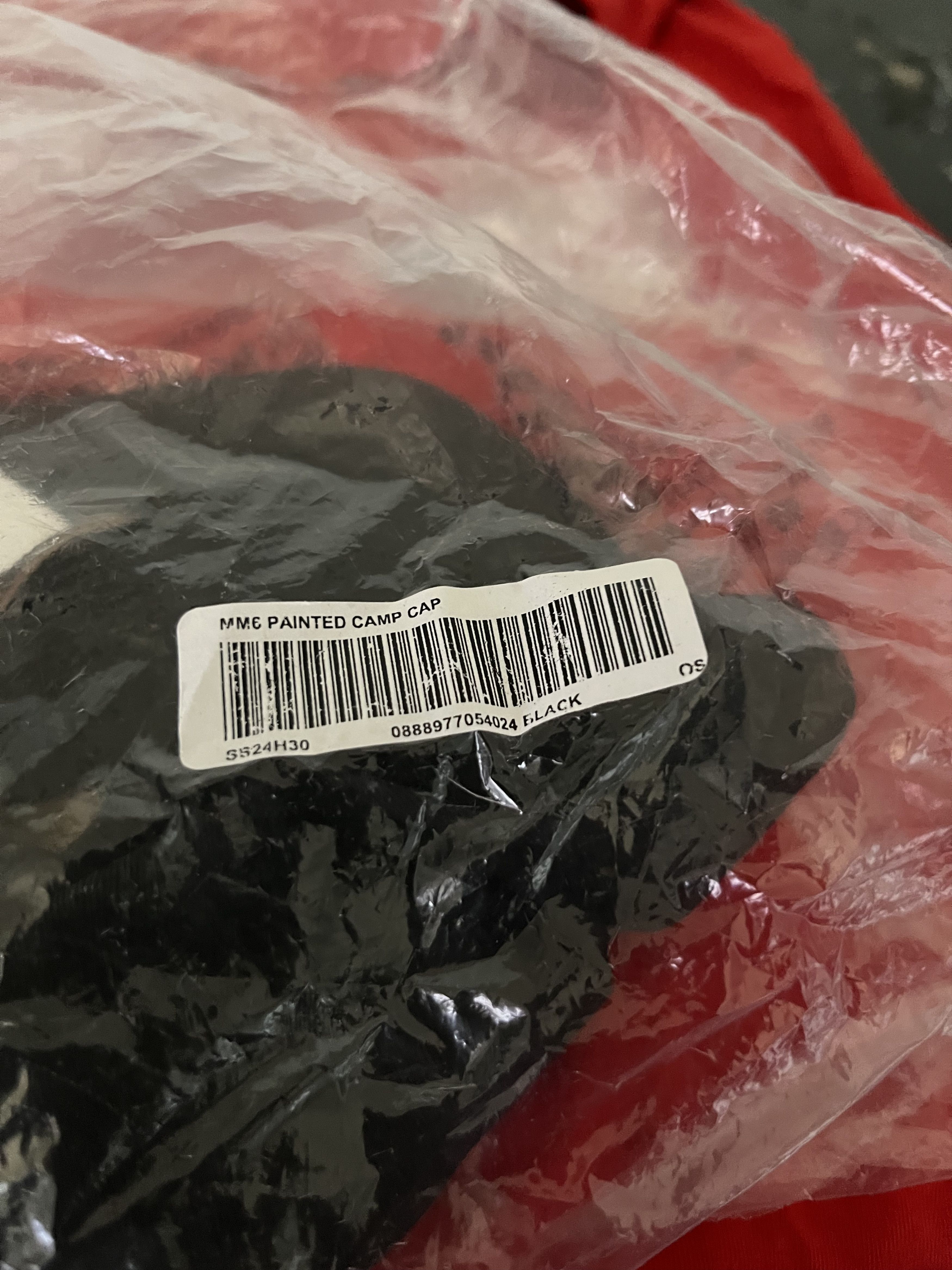 MM6 Mm6 supreme black painted hat Size ONE SIZE - 10 Thumbnail