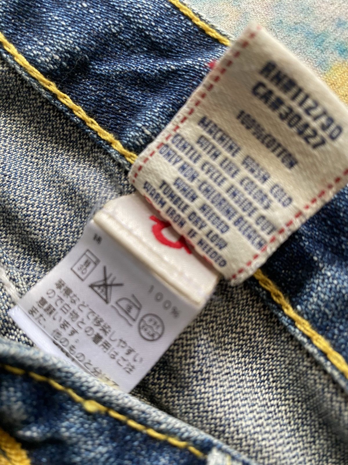 True Religion True Religion Distressed Denim Jeans – Blue Wash Size 28" / US 6 / IT 42 - 7 Thumbnail
