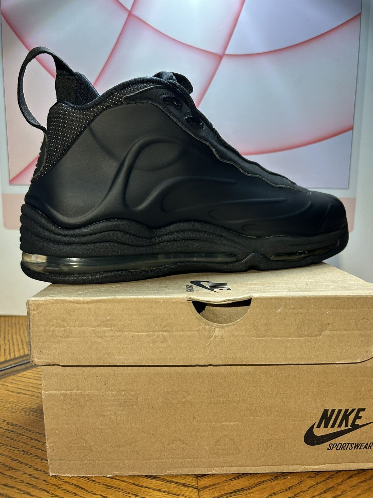 Nike Size 11.5 - Nike Total Air Foamposite Max Black Anthracite Size US 11.5 / EU 44-45 - 5 Thumbnail