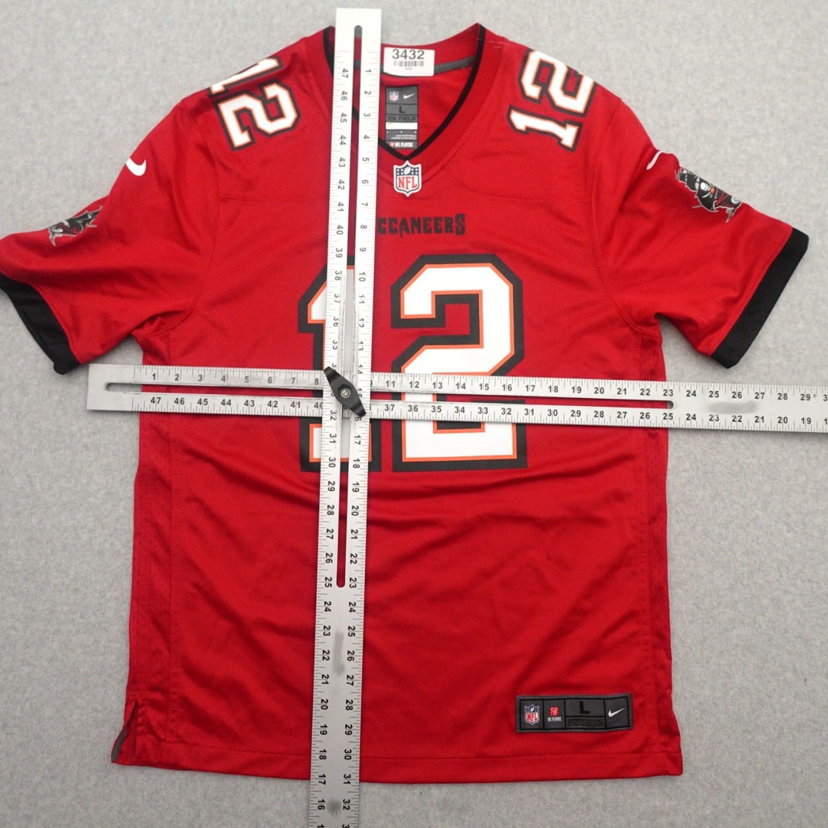 Nike Nike Tampa Bay Buccaneers Jersey Shirt Adult L Red Tom Brady 23X31 OnField NFL Nike MEASUREMENTS ARE PROVIDED IN PICTURES Size US L / EU 52-54 / 3 - 3 Thumbnail