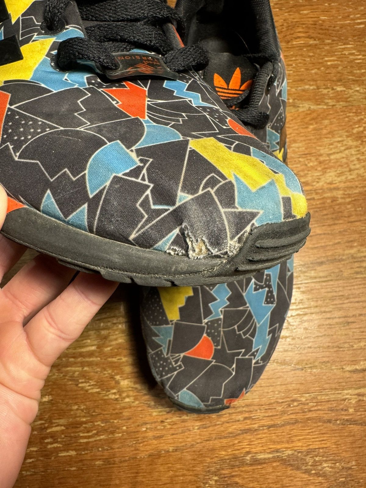 Adidas ZX Flux Multicolored sneakers Size US 9.5 / EU 42-43 - 3 Thumbnail