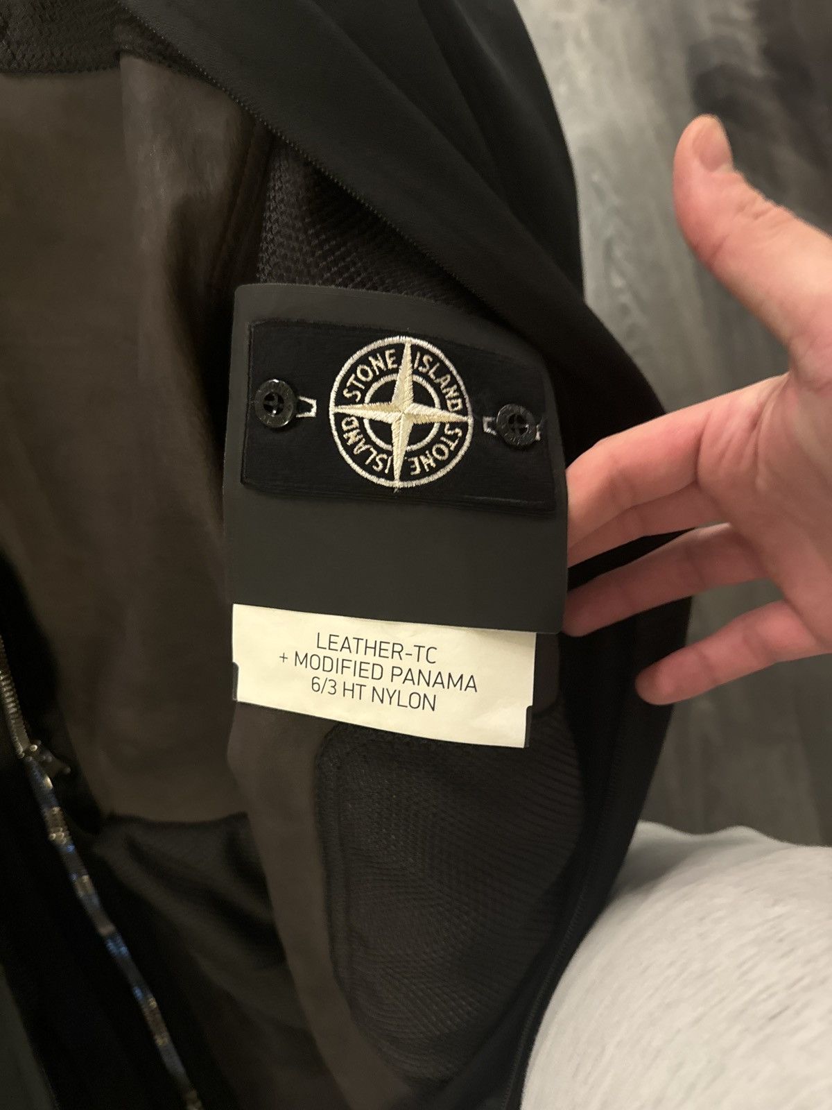 Stone Island Stone Island Leather-TC Modified Panama 6/3 HT Nylon jacket Size US M / EU 48-50 / 2 - 3 Thumbnail