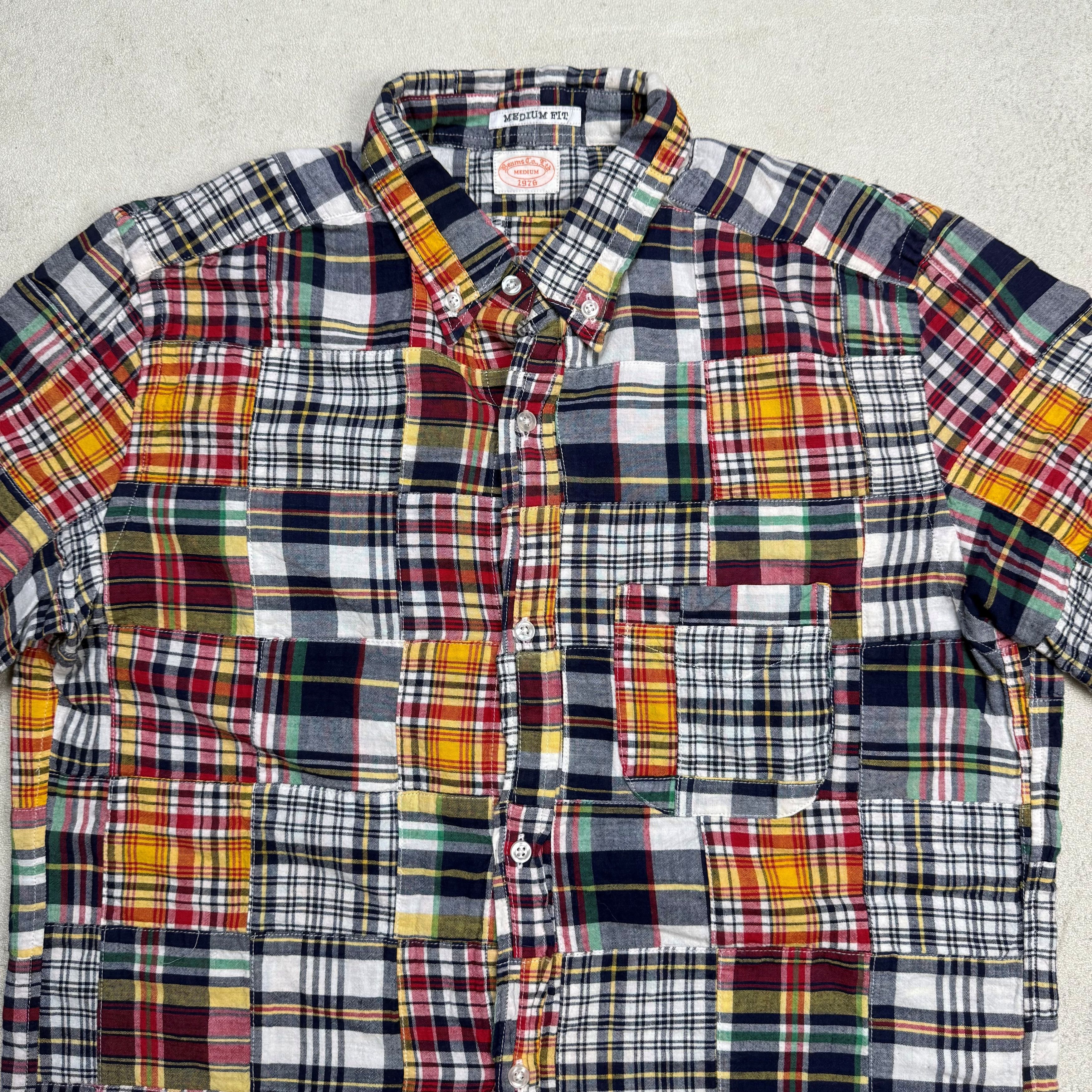 Beams Plus Beams Japan Patchwork Shirt Size US M / EU 48-50 / 2 - 3 Thumbnail