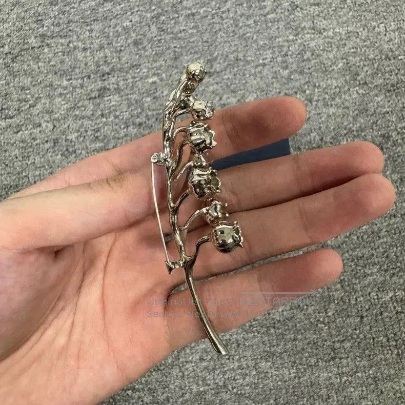 Dior Elegant Dior Lily of the Valley Brooch- Size ONE SIZE - 6 Thumbnail