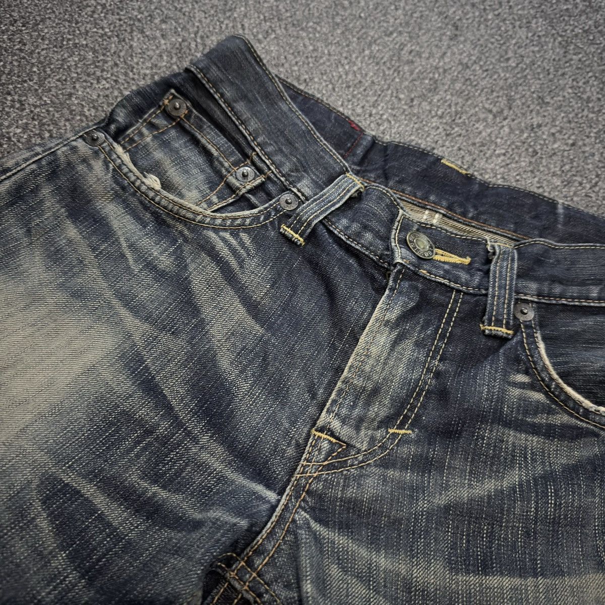 If Six Was Nine Archives ‼️ Japanese Edwin 503 Rusty Heavy Faded Wash Denim Size US 28 / EU 44 - 13 Thumbnail