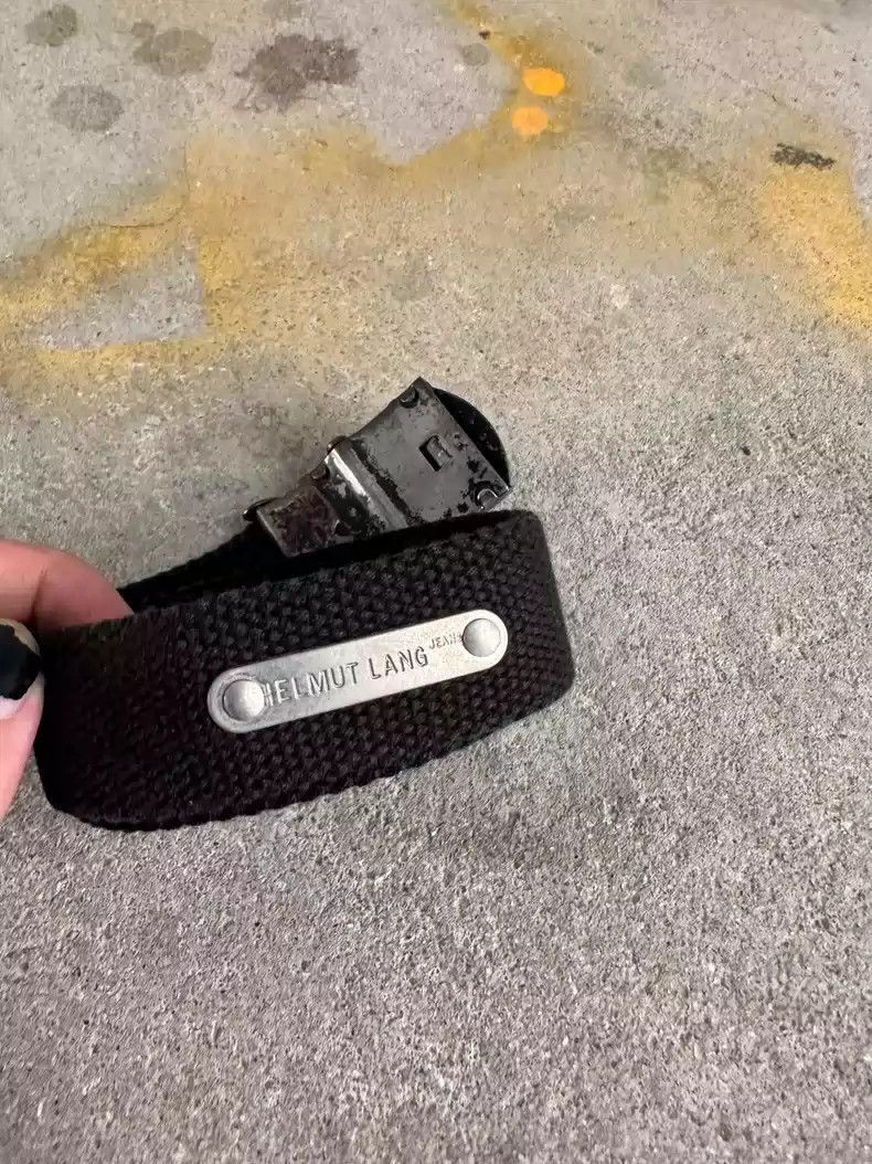 Helmut Lang Helmut Lang Helmut Lang Archive Military Metal Belt-2507 Size ONE SIZE - 3 Thumbnail