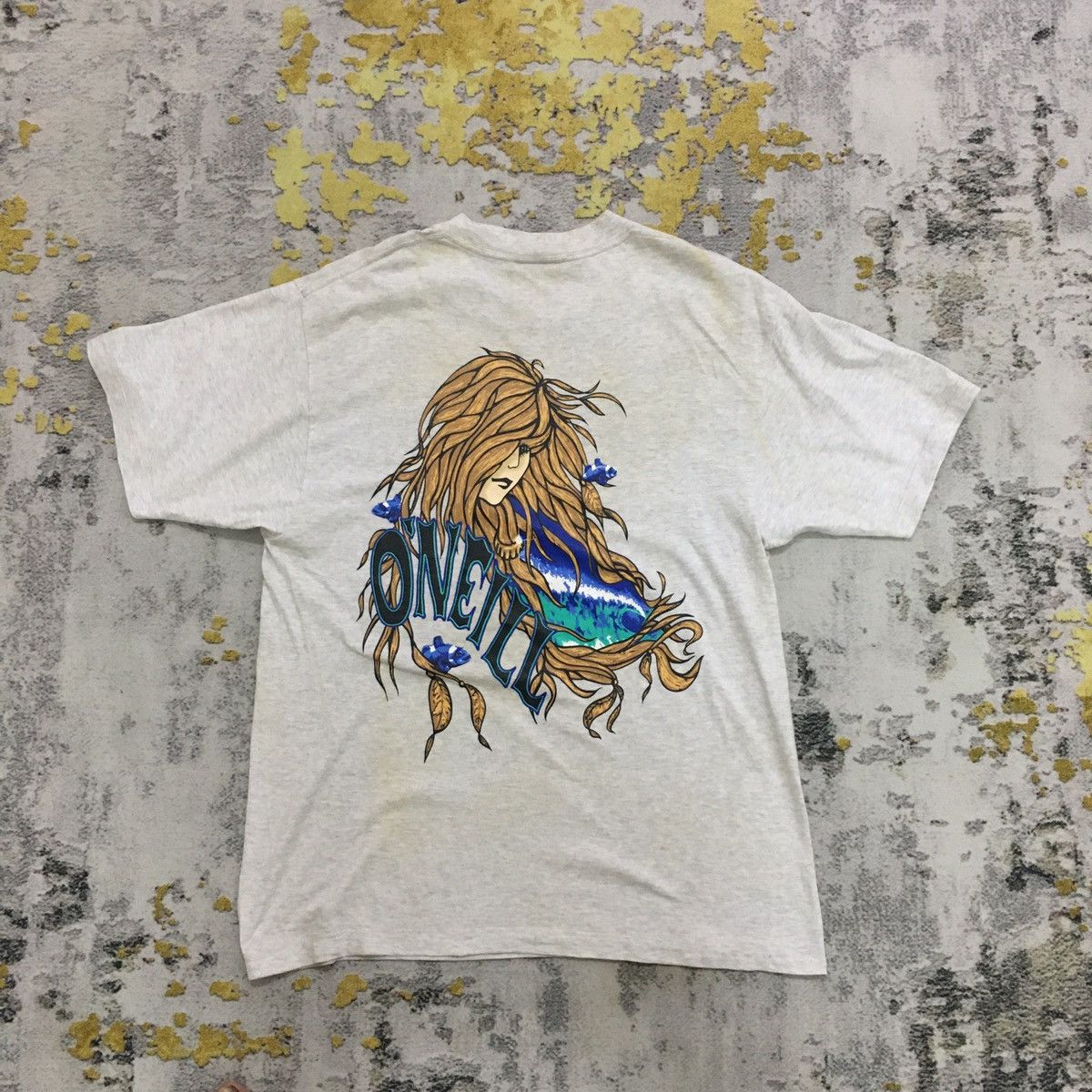O'Neill × Vintage Vintage O’Neill Women Print White Tee Size US M / EU 48-50 / 2 - 6 Thumbnail
