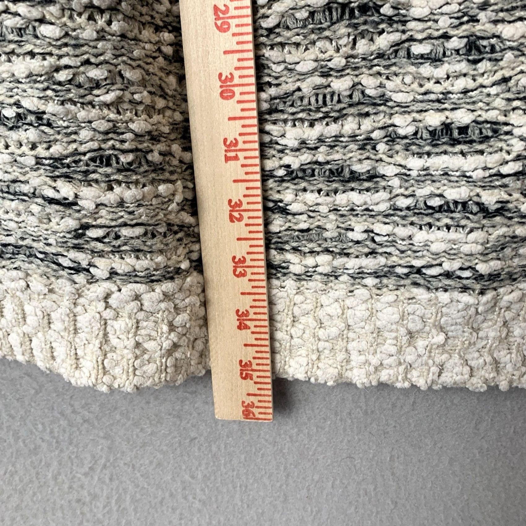Anthropologie VINTAGE Ethereal By Paper Crane Sweater Woman L Open Knit Popcorn Button Up Boho Size L / US 10 / IT 46 - 7 Thumbnail