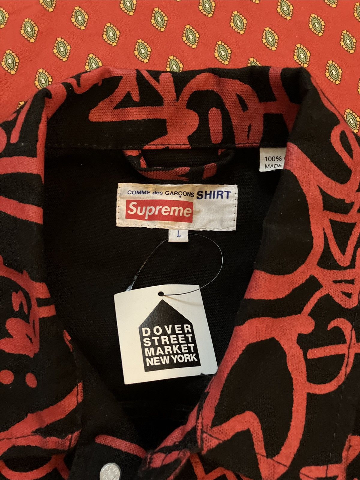 Comme des Garcons SHIRT × Supreme Supreme CDG FW18 Canvas Jacket Size US L / EU 52-54 / 3 - 7 Thumbnail