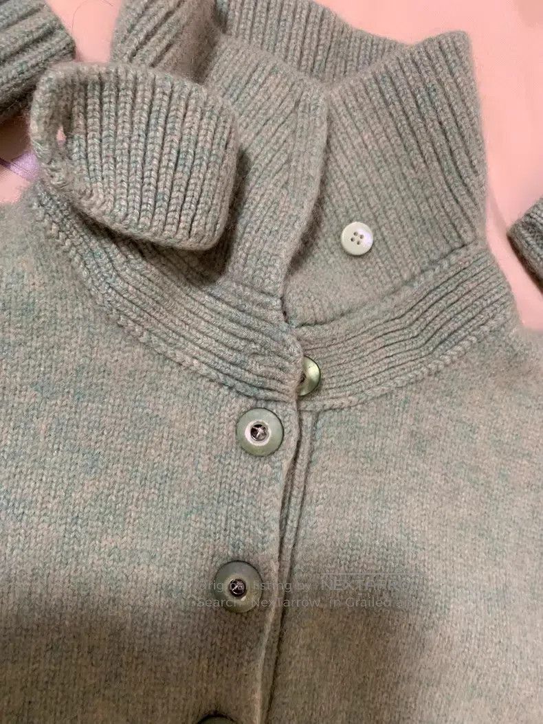 Loro Piana Loro Piana Cashmere Sweater, Mixed Flower Green Size M / US 6-8 / IT 42-44 - 2 Thumbnail
