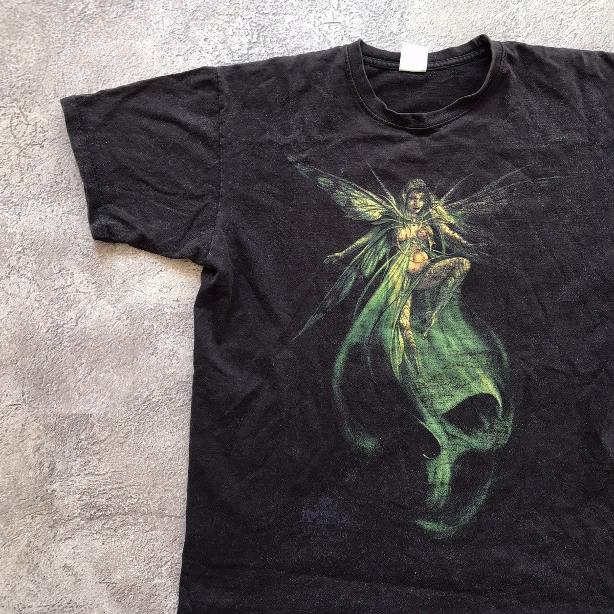 Vintage Vintage 90s Sun Faded Graphic Tee Dark Fairy Angel Y2K L Size US L / EU 52-54 / 3 - 2 Thumbnail