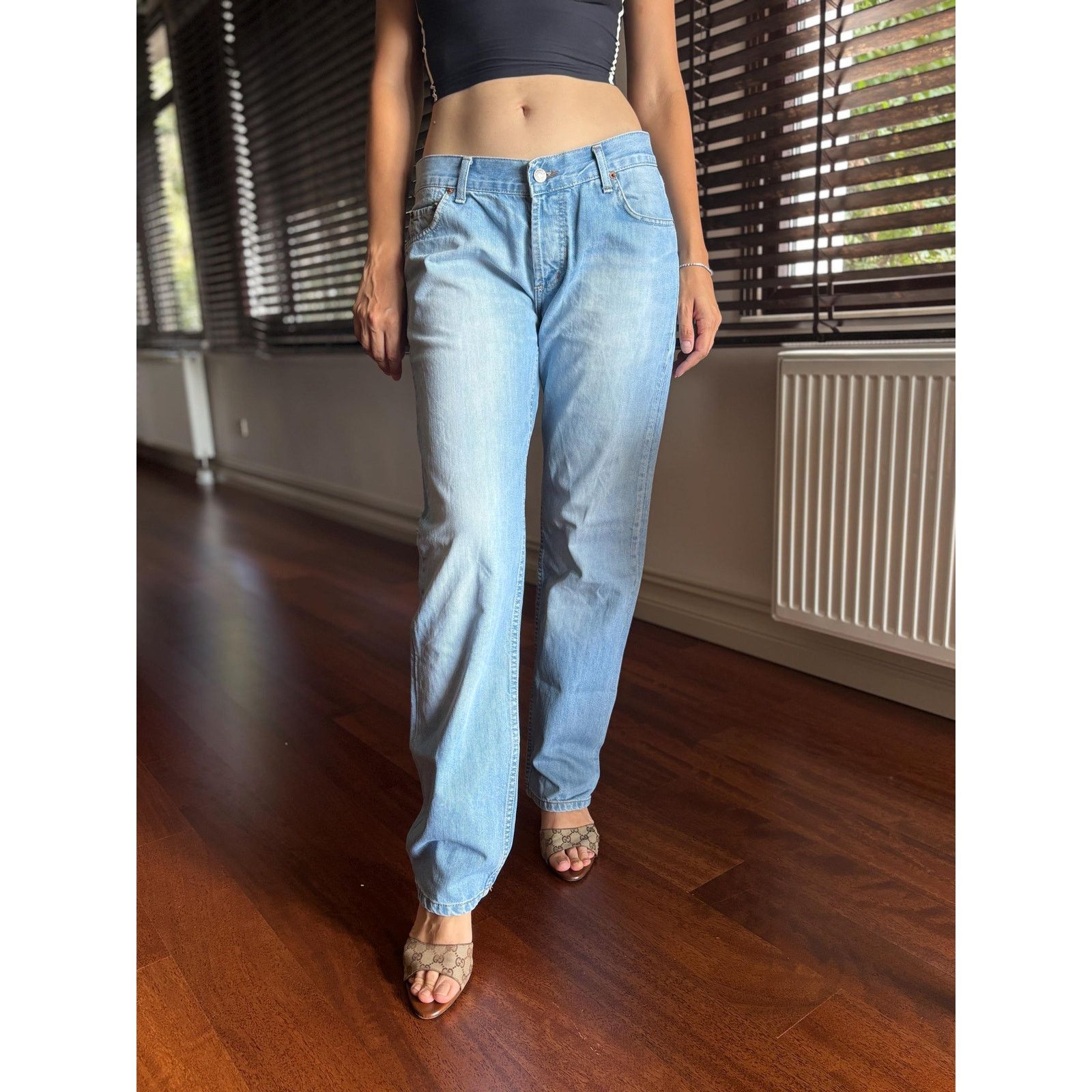 Levi's × Vintage Levi’s 510 Jeans W31 L34 Made in USA 1996 Light Wash Slim Size US 31 - 2 Thumbnail