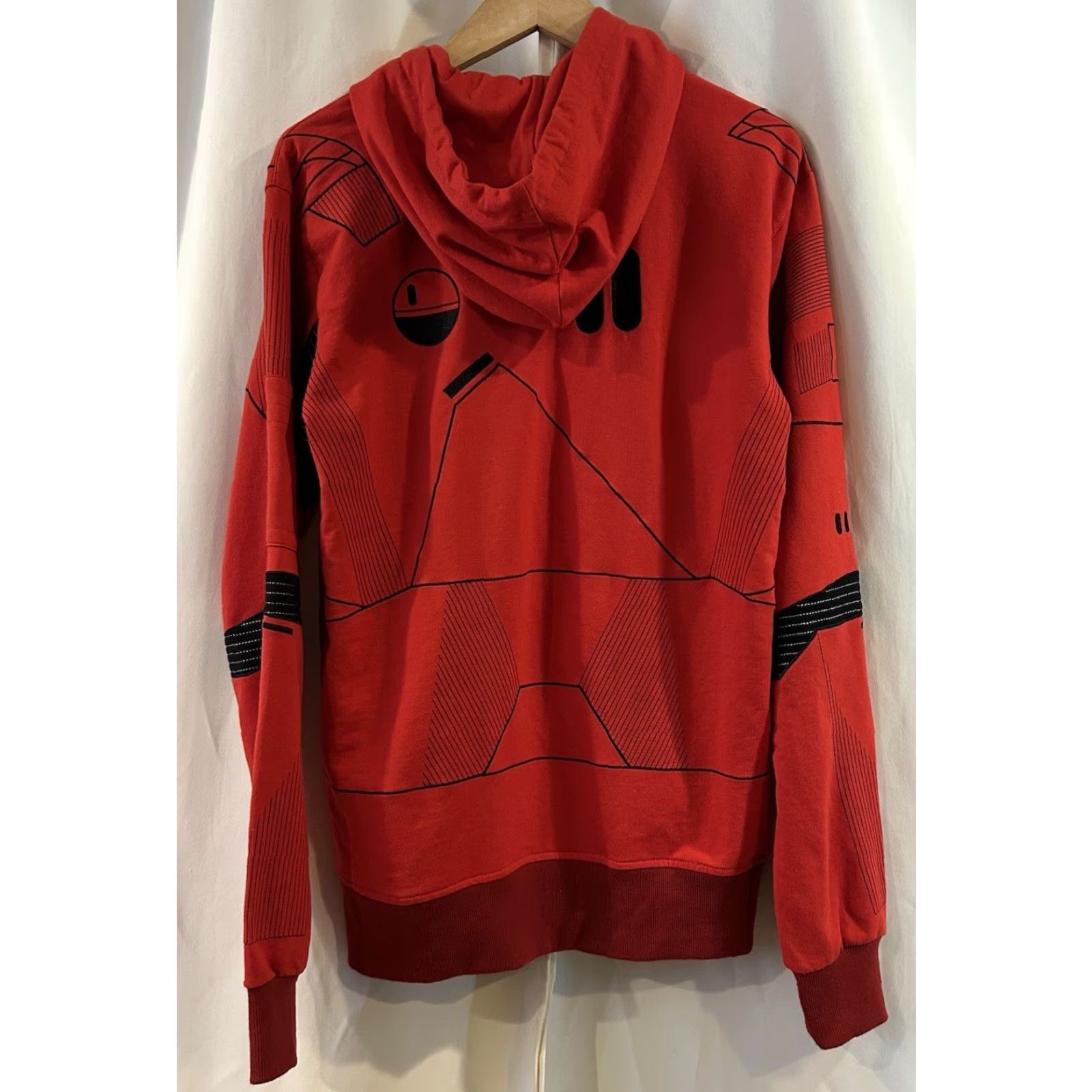 Star Wars Star Wars Hoodie Red-Storm Trooper Size S Men Regular Zip Hooded Long Sleeve Size US S / EU 44-46 / 1 - 3 Thumbnail