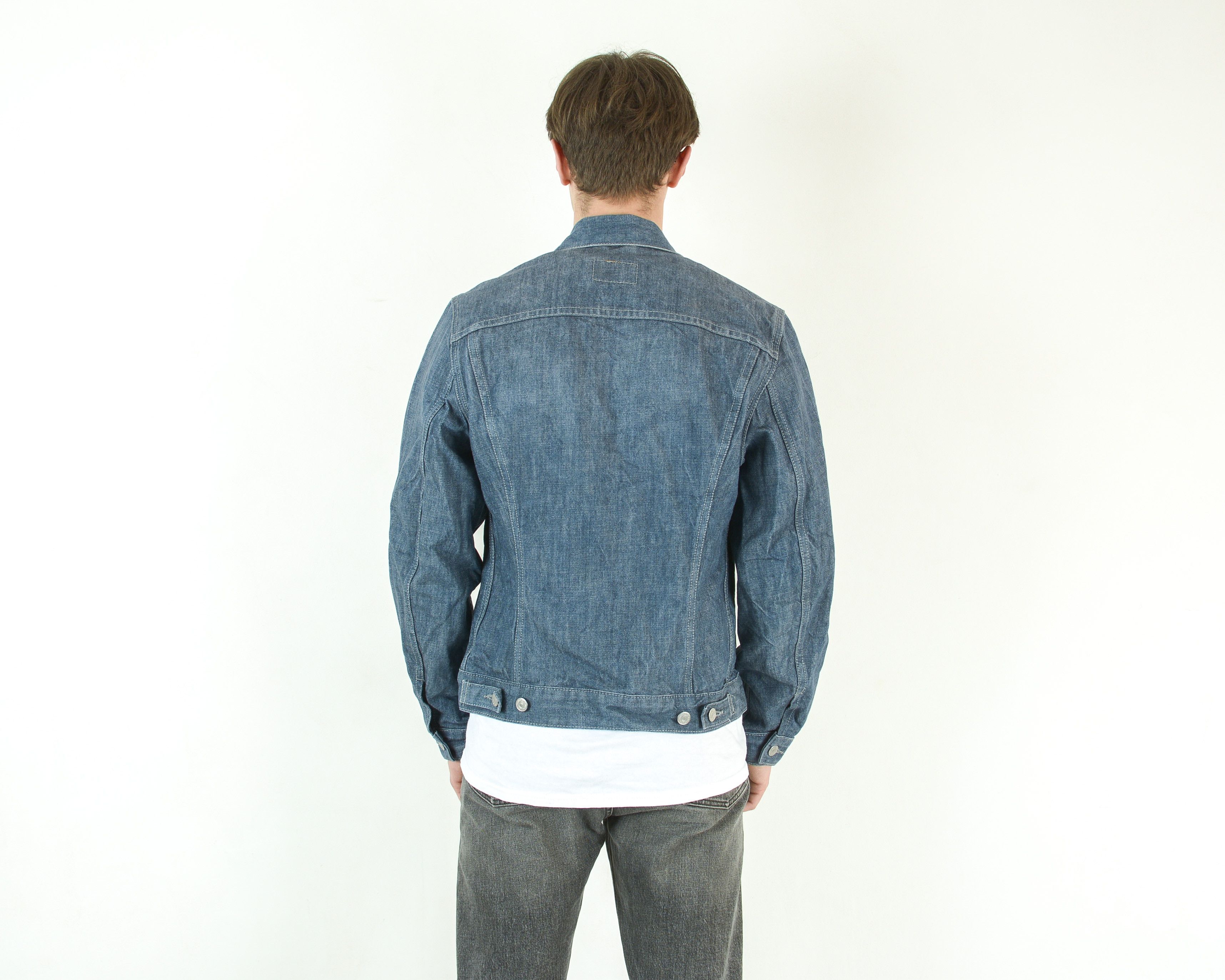 Levi's Men Denim Jacket Jean Trucker Retro y2k Boho Western Cowboy Size US M / EU 48-50 / 2 - 4 Thumbnail