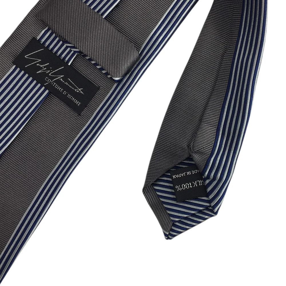 Yohji Yamamoto Yohji Yamamoto pour homme/Silk Striped Tie Size ONE SIZE - 6 Thumbnail