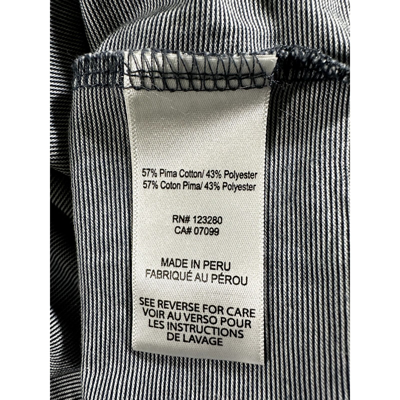 TravisMathew Travis Mathew Blocked Striped Polo Shirt Mens Lg Blue Gray Size US L / EU 52-54 / 3 - 10 Thumbnail