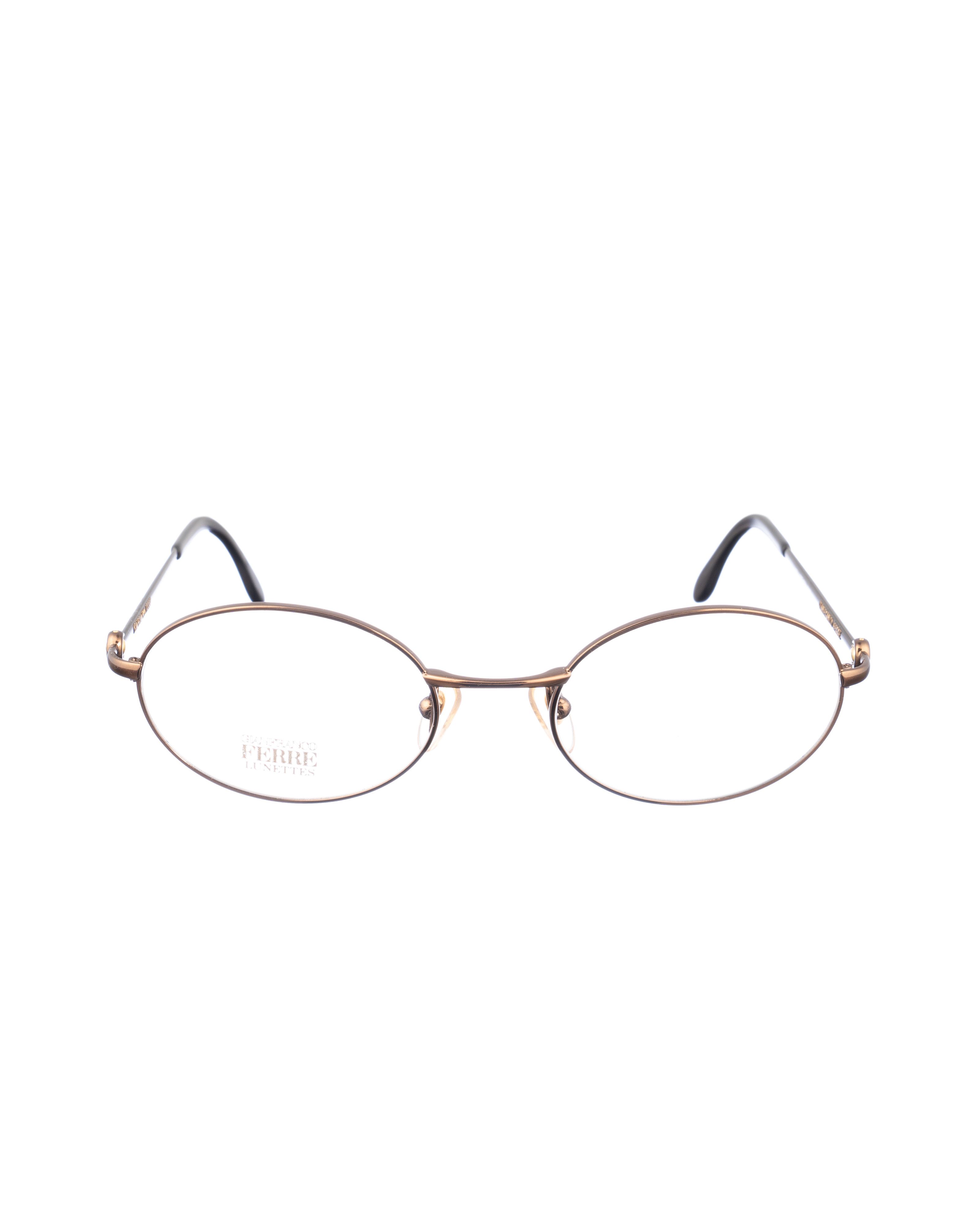 Gianfranco Ferre Gianfranco Ferre 00s Oval Chocolate Brown Glasses Size ONE SIZE - 1 Thumbnail