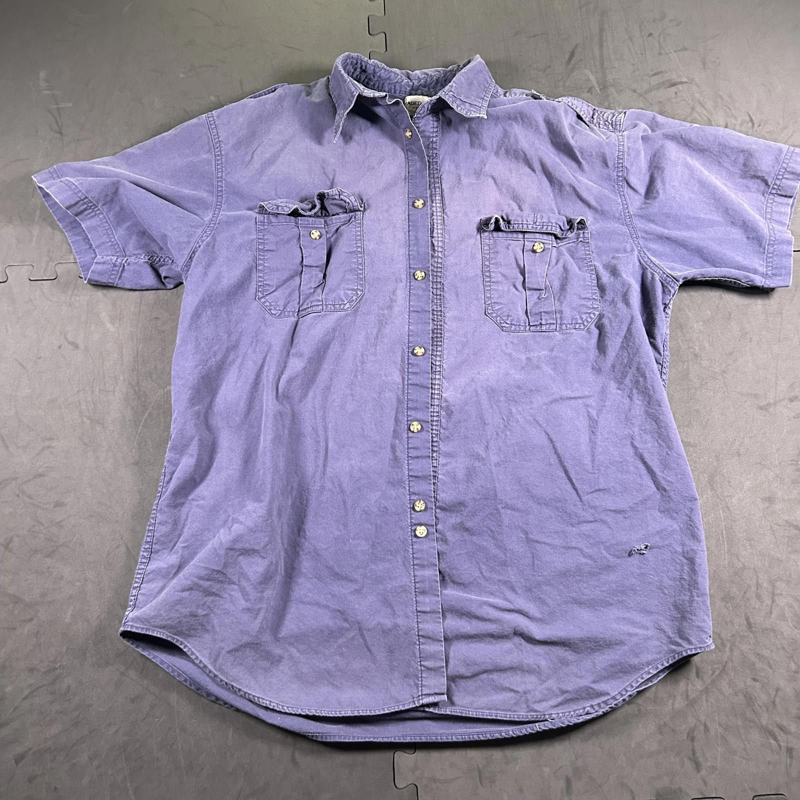 Faded Glory Men's faded glory Short Sleeve Button-Up Shirt blue Size US L / EU 52-54 / 3 - 1 Thumbnail