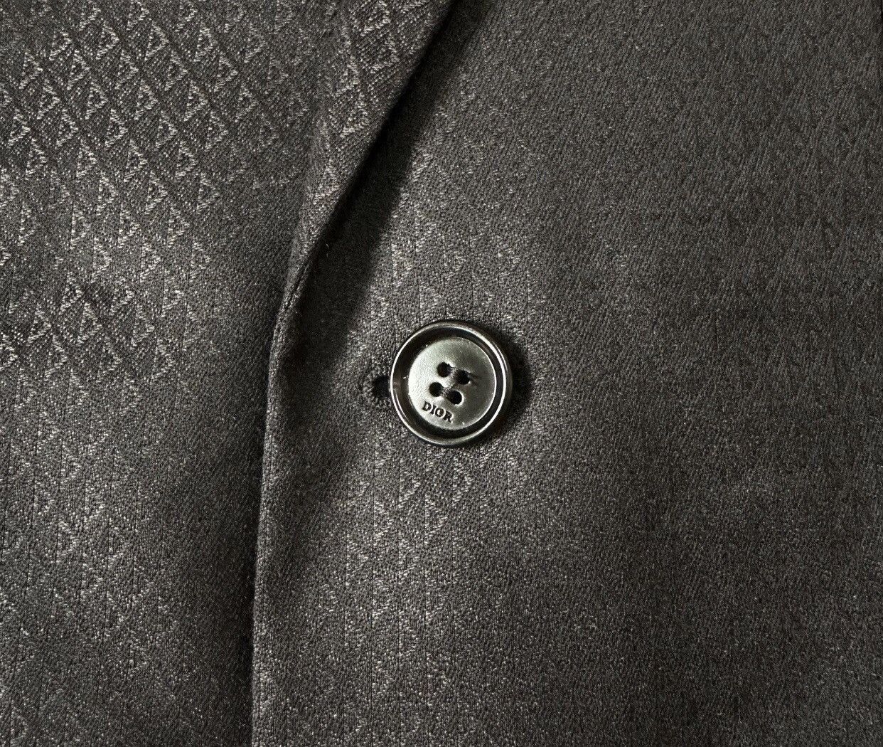 Dior Dior dark ribbed pattern wool suit2412-Nextarrow Size 44S - 5 Thumbnail