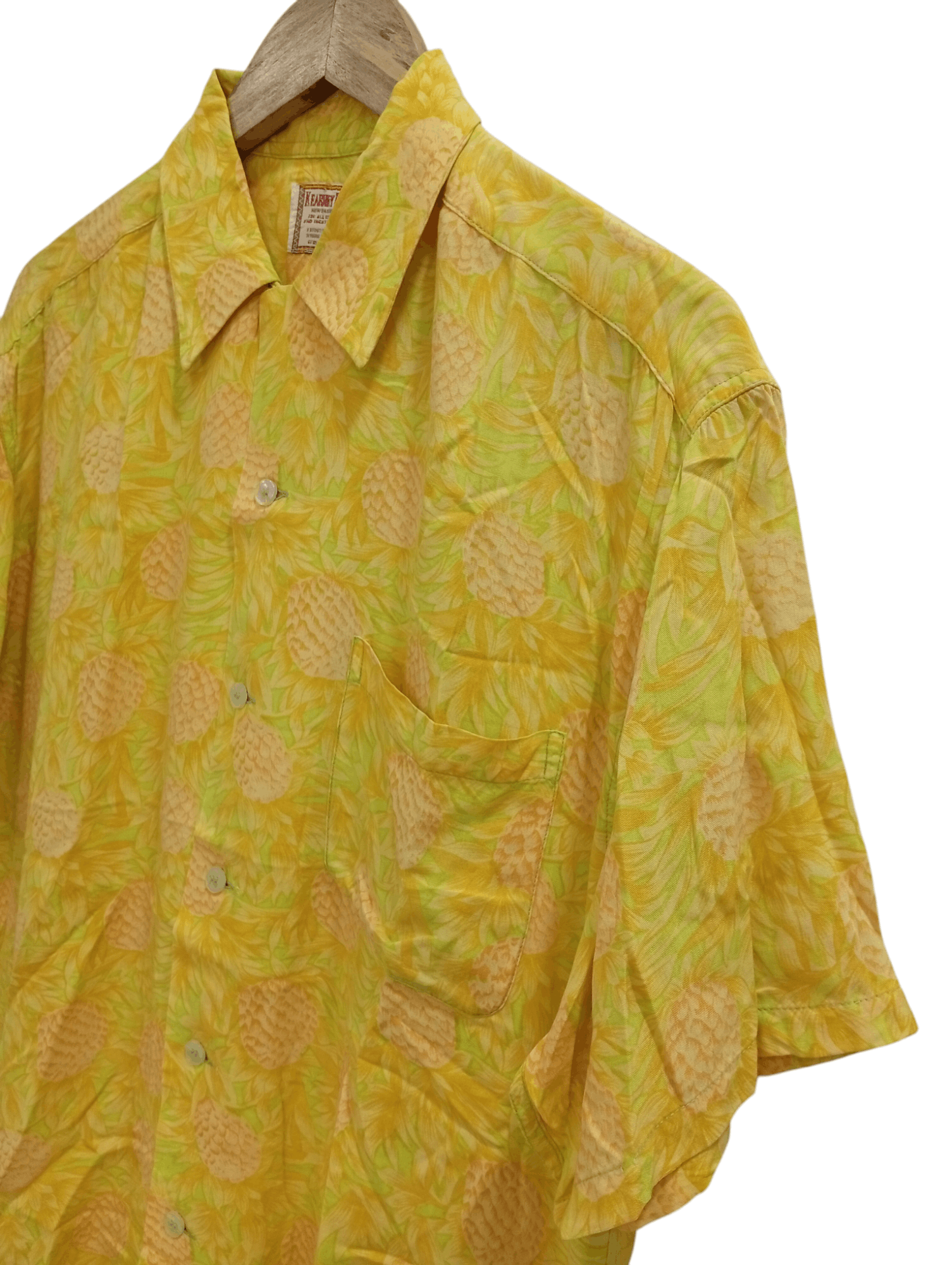 Japanese Brand × Vintage 🔥🔥Kearney House Full Print Pineapple Motif Hawaii Shirt Size US L / EU 52-54 / 3 - 8 Thumbnail