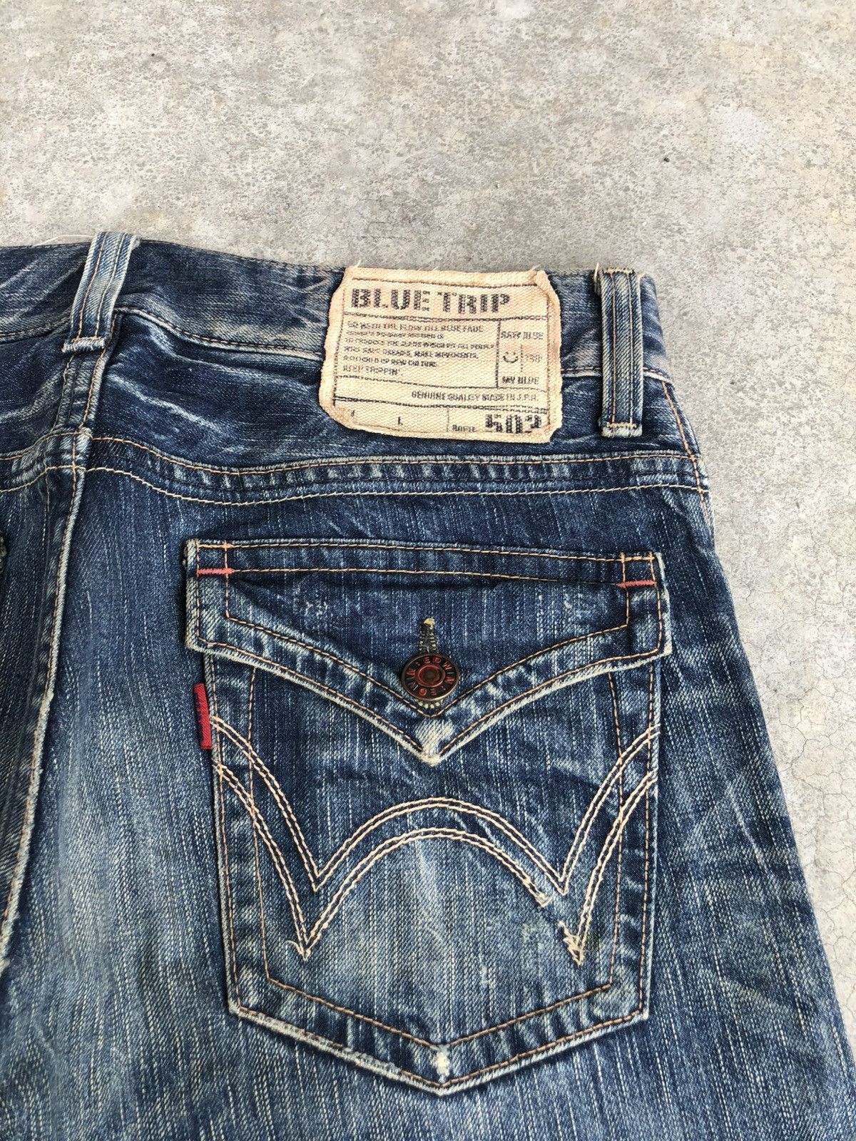 If Six Was Nine Japanese Edwin 503 Flared Jeans Distressed Jeans Size US 32 / EU 48 - 17 Thumbnail