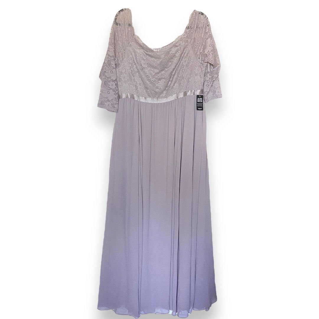 Other Torrid Womens Dress Sz 18 Lilac Purple Lace Chiffon NEW Gown | Grailed