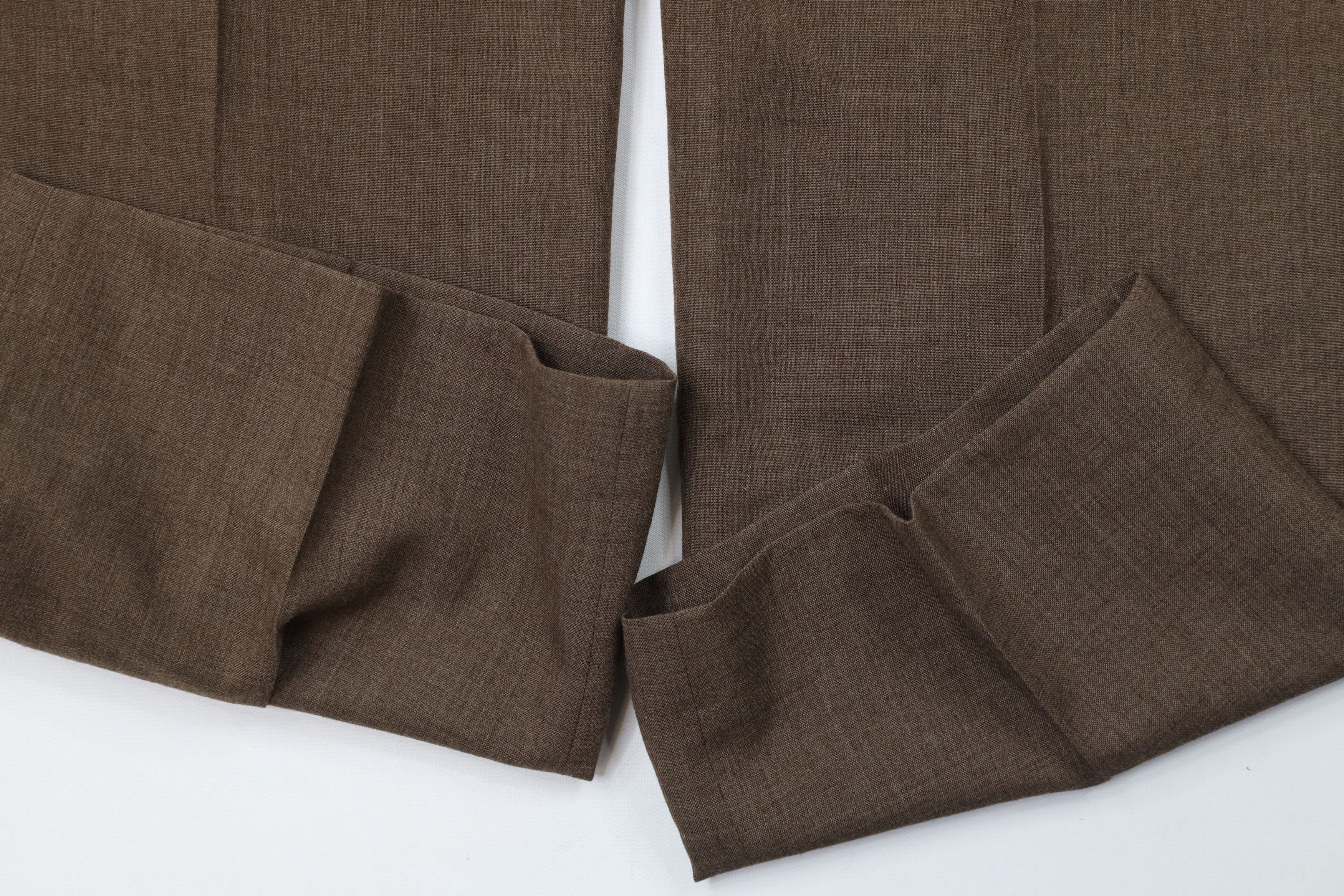 Vintage Vintage 70s Streetwear Flared Wide Leg Chino Pants Brown USA Size US 34 / EU 50 - 13 Thumbnail