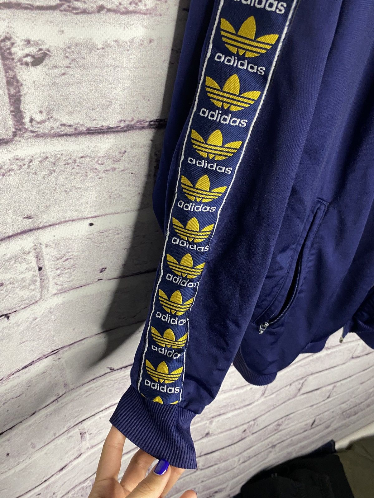 Adidas Mens Vintage Adidas Shirt Firebird 90s Olympic Hoodie y2k Size US L / EU 52-54 / 3 - 2 Thumbnail