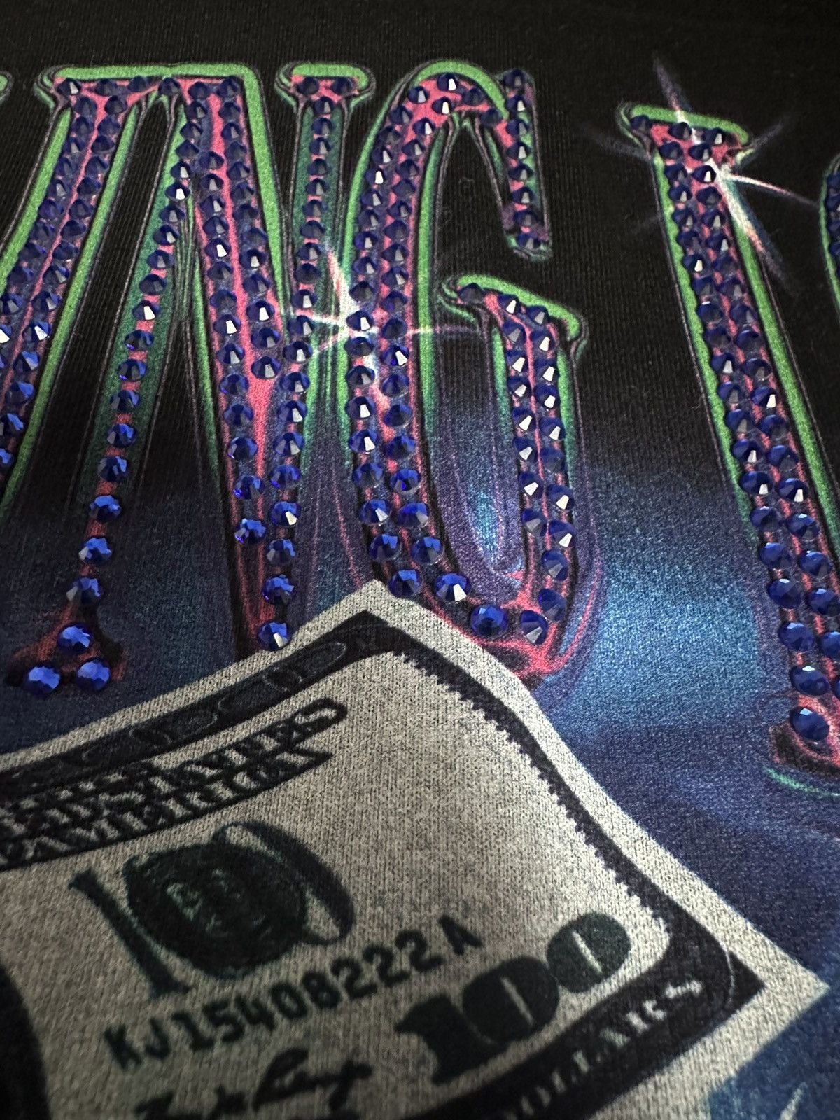 Rolling Loud Rolling Loud Miami 2023 Rhinestone T-Shirt Size US L / EU 52-54 / 3 - 3 Thumbnail