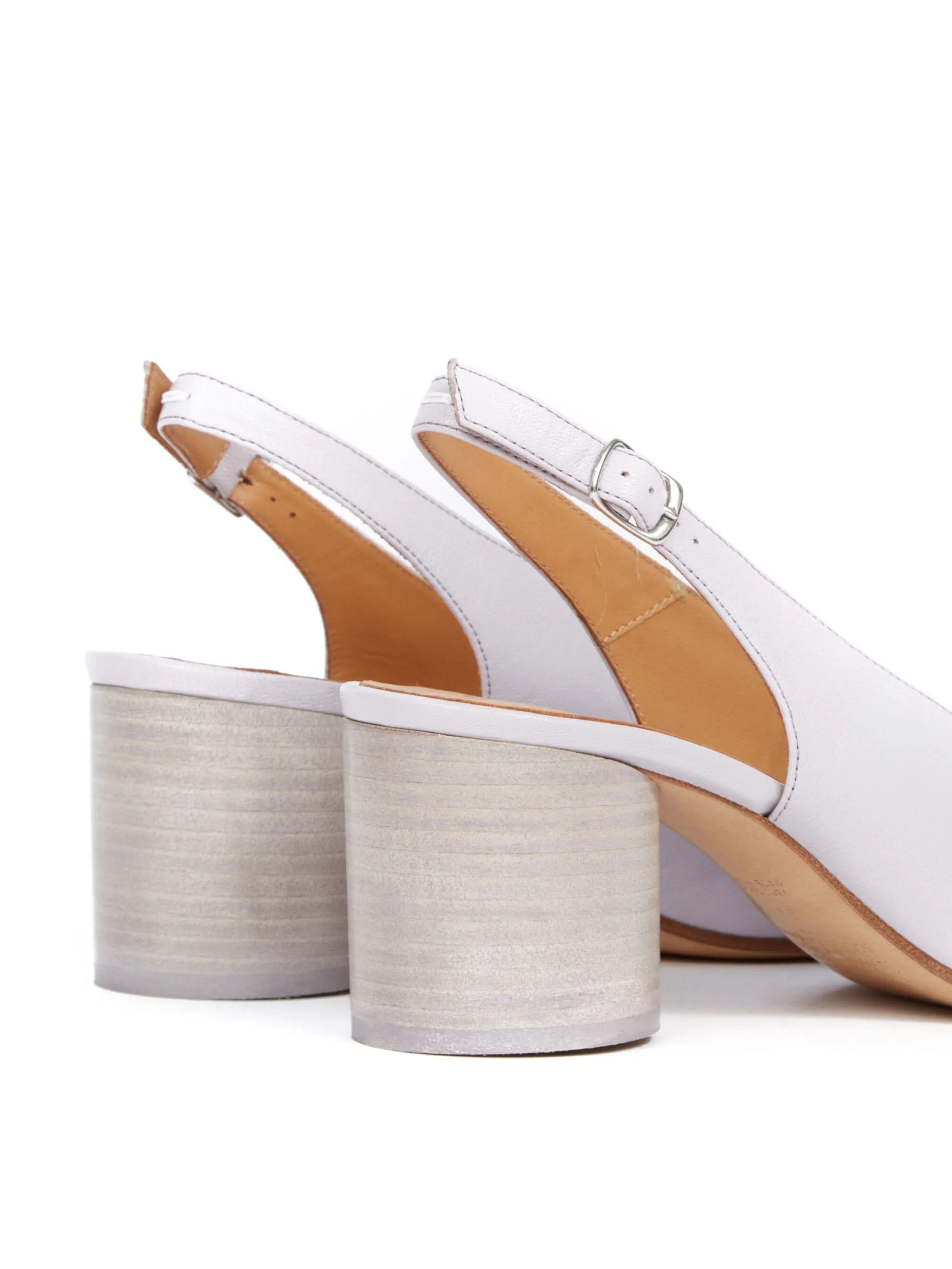 Maison Margiela o1w1db11225 Tabi Slingback Pumps in Light Purple Size US 8 / IT 38 - 4 Thumbnail