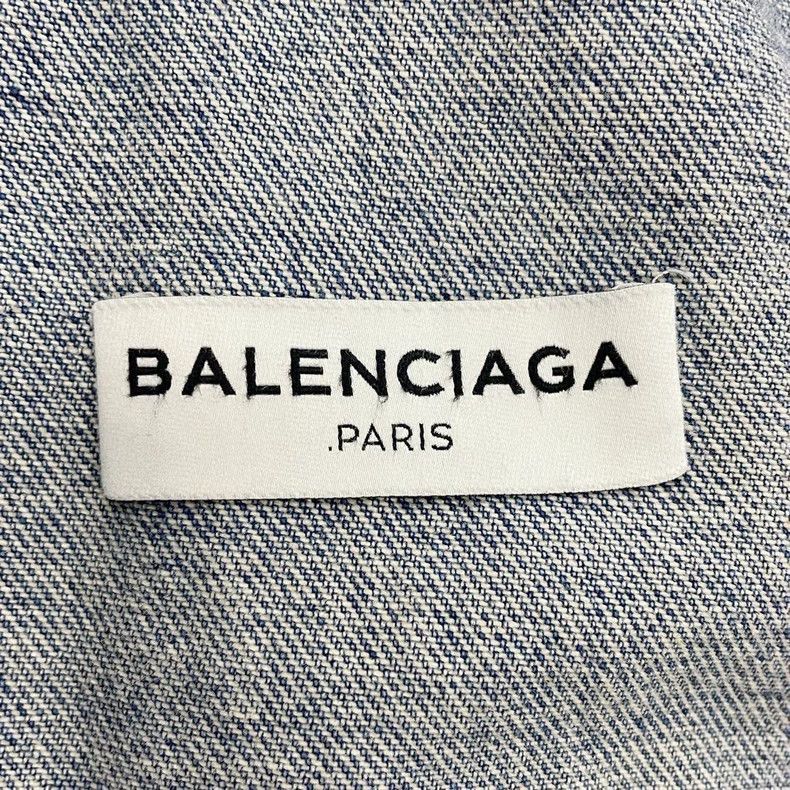 Balenciaga Balenciaga size 36 Blue Denim Jacket~ Size 36 Size S / US 4 / IT 40 - 5 Thumbnail
