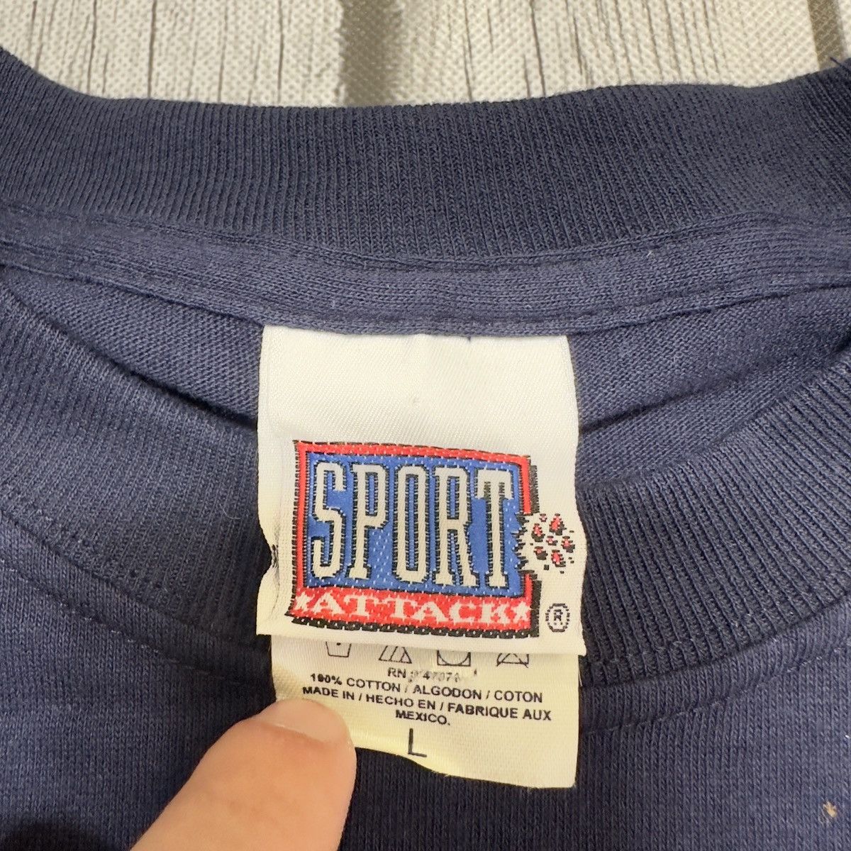 NHL × Vintage Vintage New York Rangers long sleeve tee Size US L / EU 52-54 / 3 - 4 Thumbnail