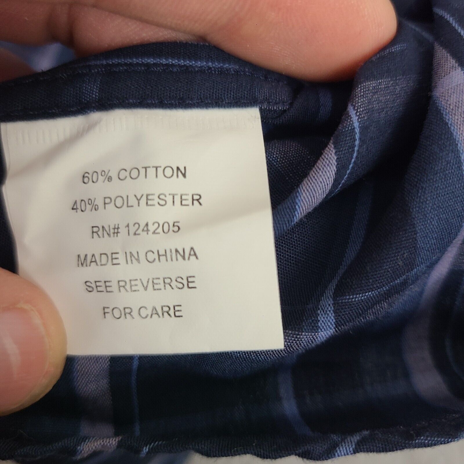 Vintage F/X FUSION Shirt Mens XL Blue/Black Plaid Long Sleeve Butto Size US M / EU 48-50 / 2 - 8 Thumbnail