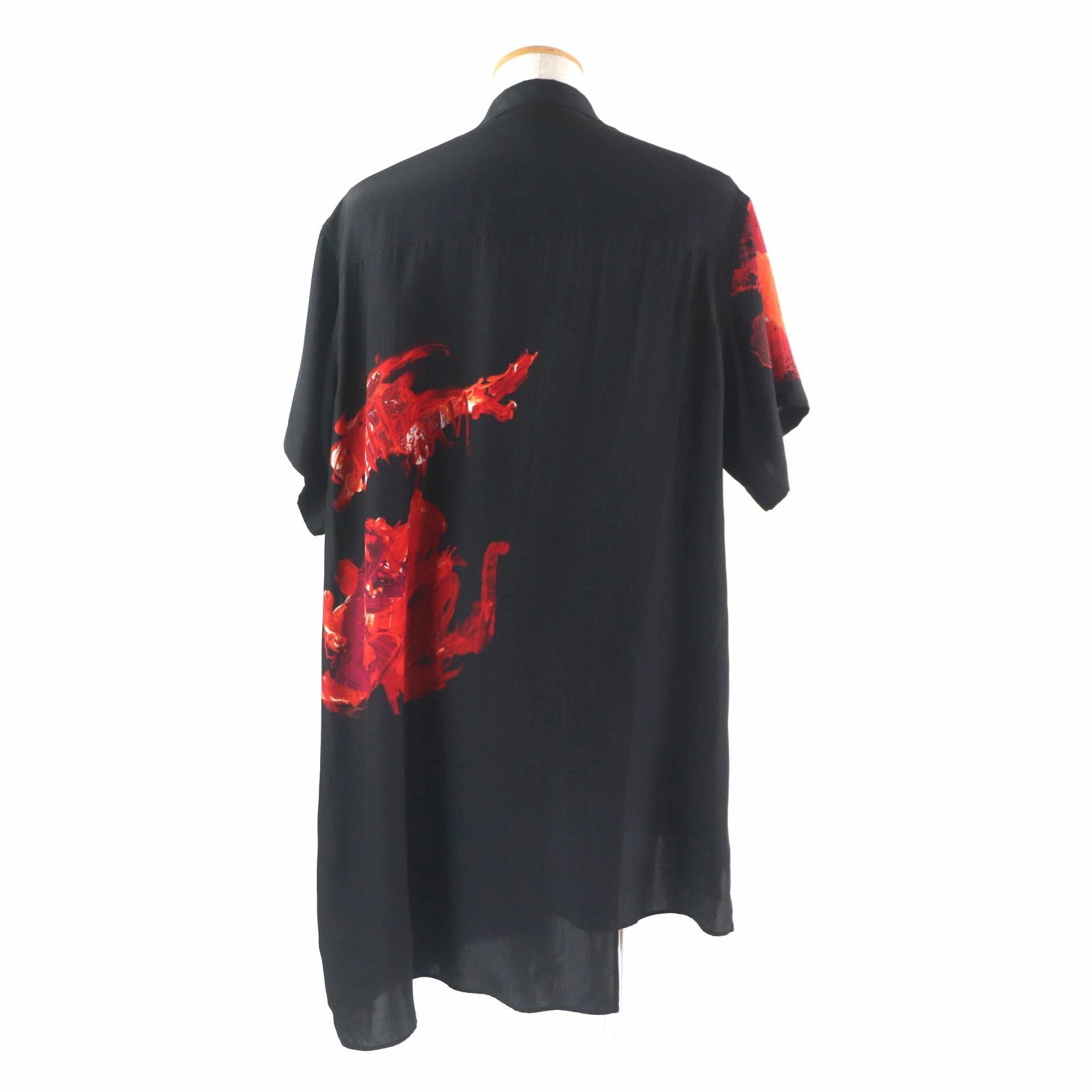 Yohji Yamamoto Yohji Yamamoto POUR HOMME 22SS Silk Satin Short Sleeve Size US M / EU 48-50 / 2 - 4 Thumbnail