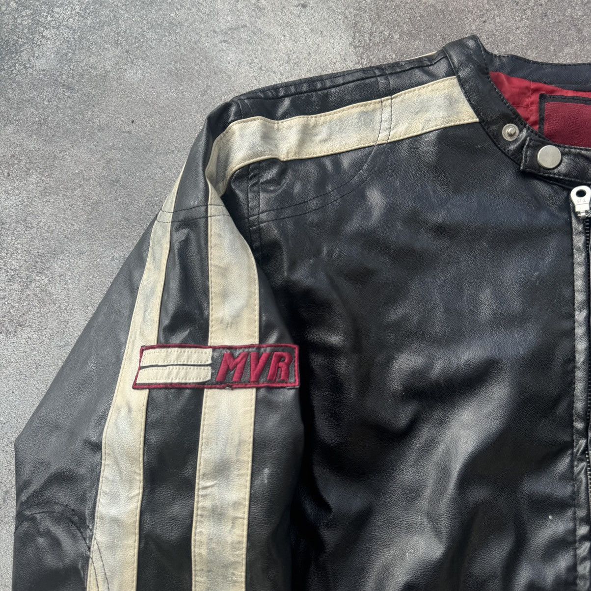 Hysteric Glamour Amazing Vintage Racing Faux Leather Moto Jacket Size US S / EU 44-46 / 1 - 10 Thumbnail