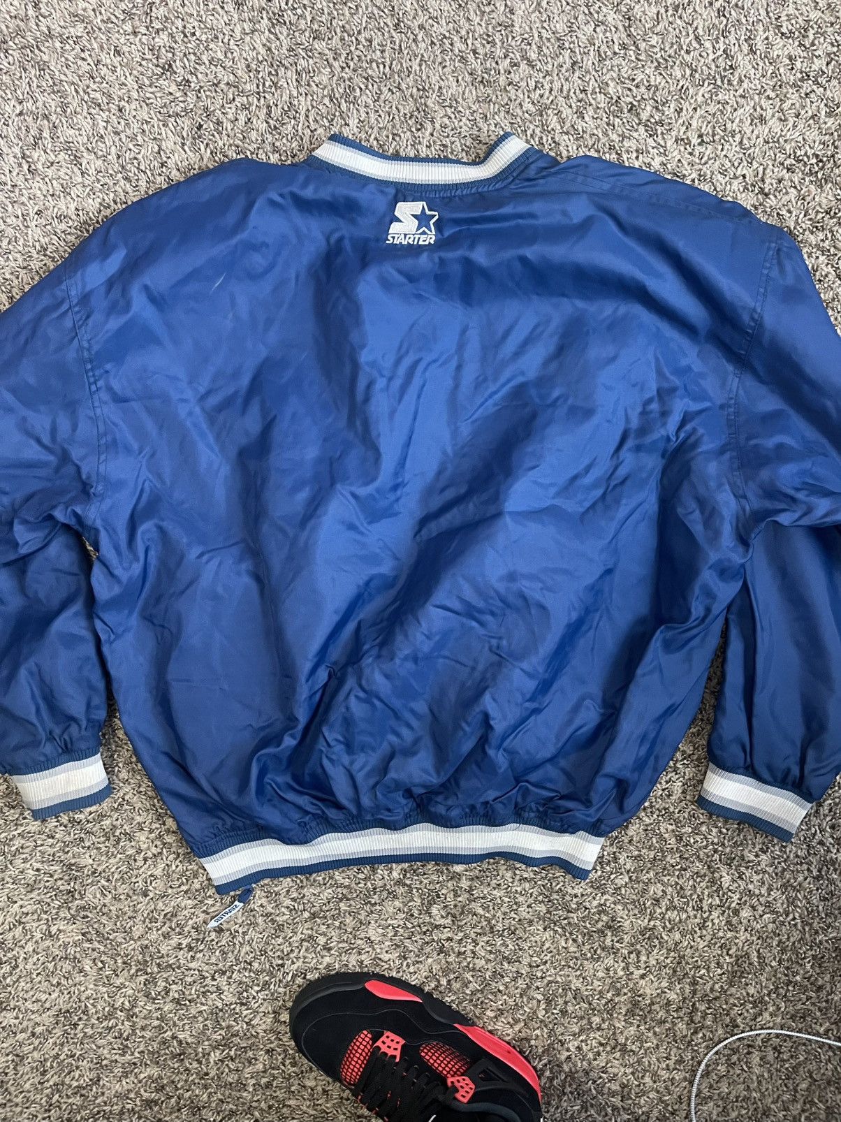 Starter Vintage Dallas Cowboys Starter Pro Line Pullover Jacket Size US XL / EU 56 / 4 - 6 Thumbnail