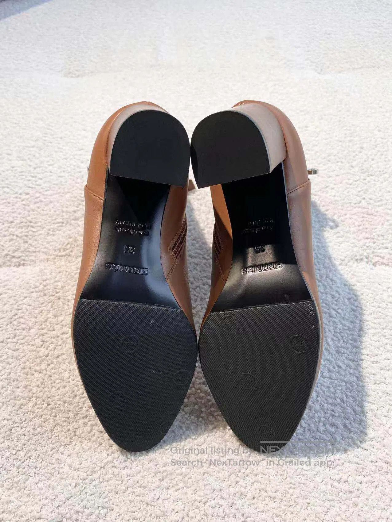 Hermes Hermes Kelly buckle high-heeled ankle boots| Size US 4.5 / IT 34.5 - 6 Thumbnail