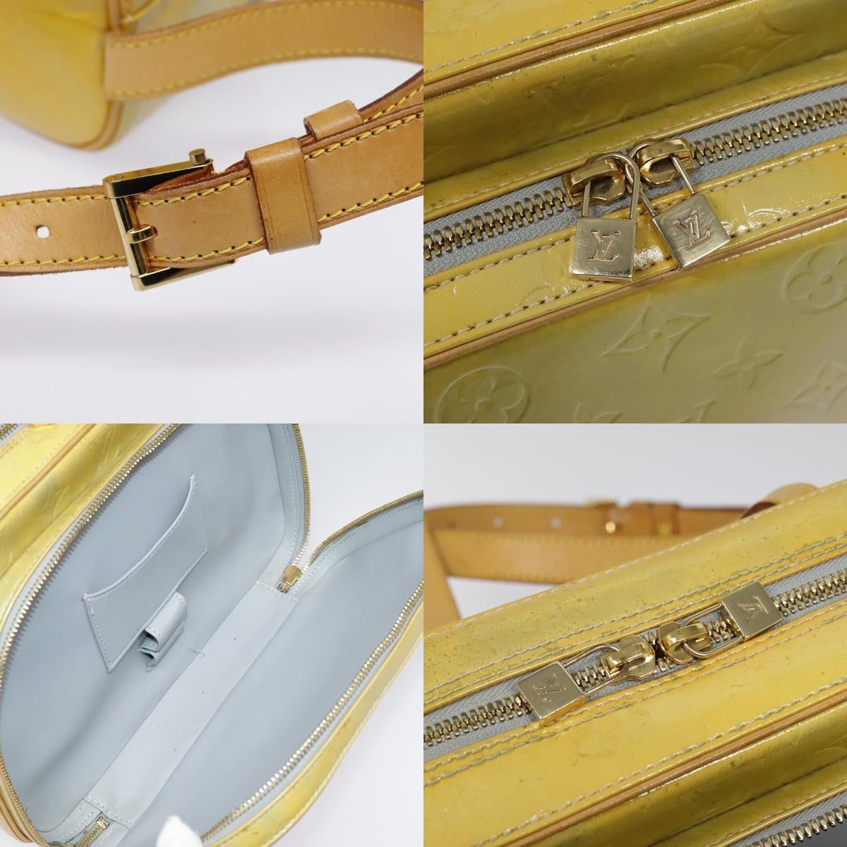 Louis Vuitton LOUIS VUITTON Monogram Vernis Marley Backpack Gris M91038 Size ONE SIZE - 11 Thumbnail