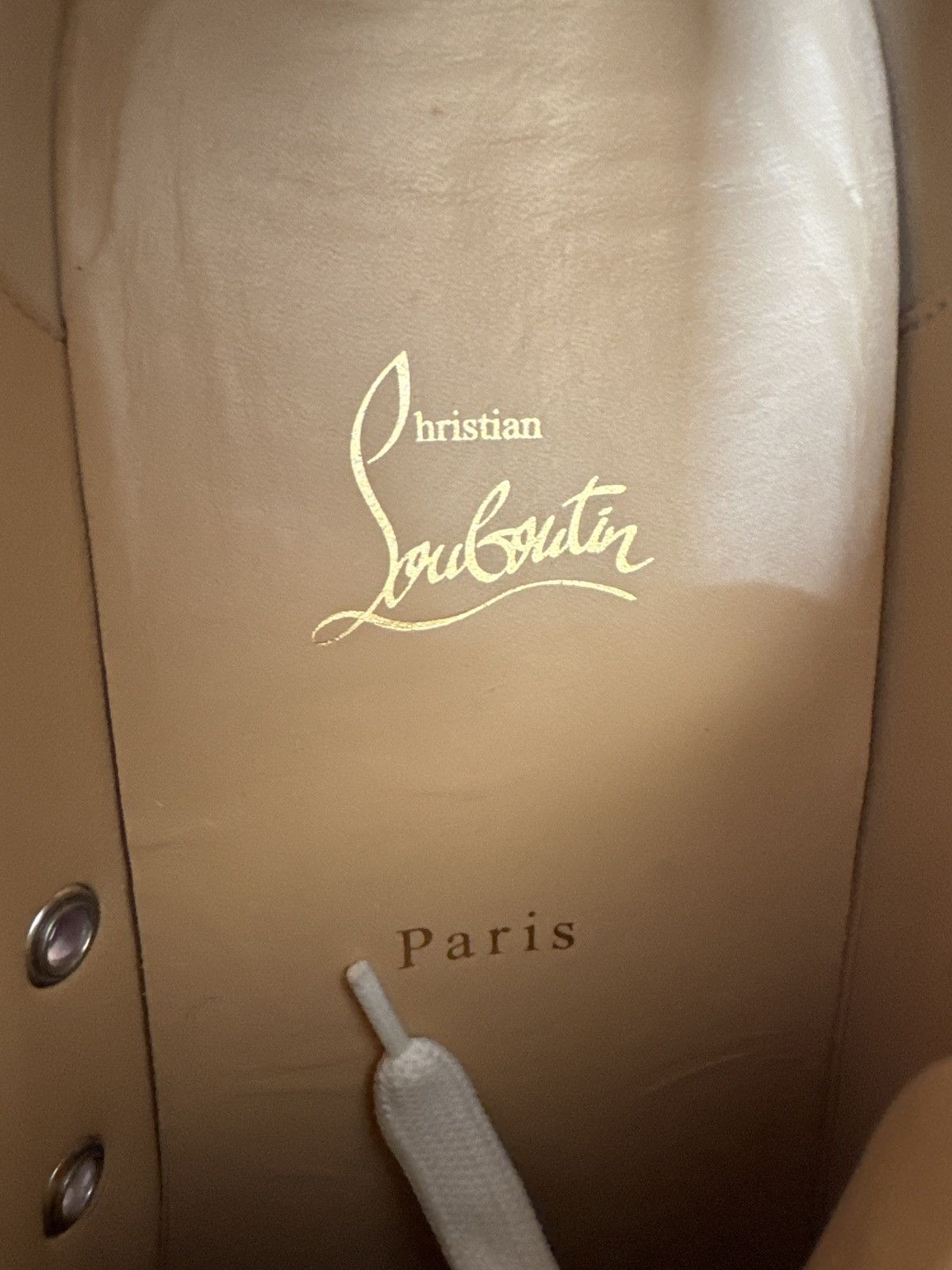 Christian Louboutin Christian Louboutin Blue & White With Red Stripe Size US 12 / EU 45 - 21 Thumbnail
